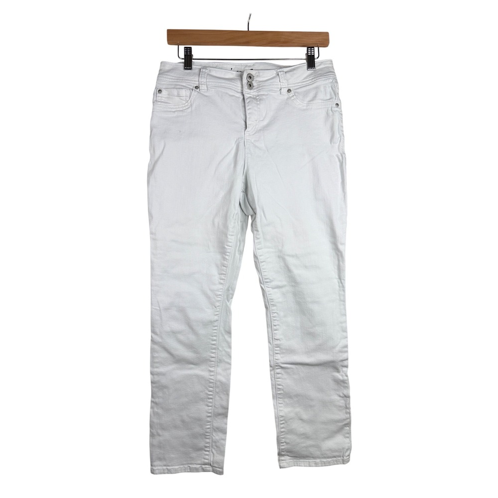 Inc Straight Leg‎ Regular Fit Jeans size 8 White